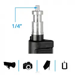 Statyw 215cm z głowicą kulową + uchwyt