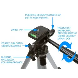 Statyw KT-3110 z uchwytem do smartfona
