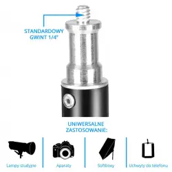 Statyw oświetleniowy 292 cm