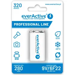 Akumulator 9V 320mAh 6F22