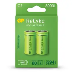 Akumulator C GP Recyko+ 3000mAh 2 szt.