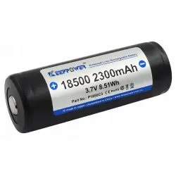 Akumulator 18500 3,7V Keeppower 2300mAh PCM