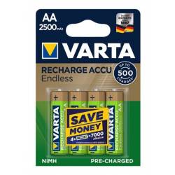 Akumulatory AA Varta Endless 2500mAh 4 szt.