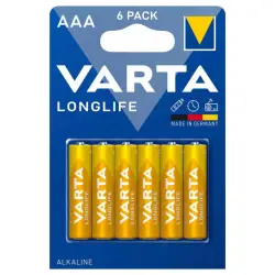 Baterie alkaliczne Varta LONGLIFE AAA 6szt.