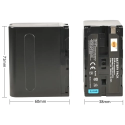Zestaw 2x NP-F970 z podwójną ładowarką USB