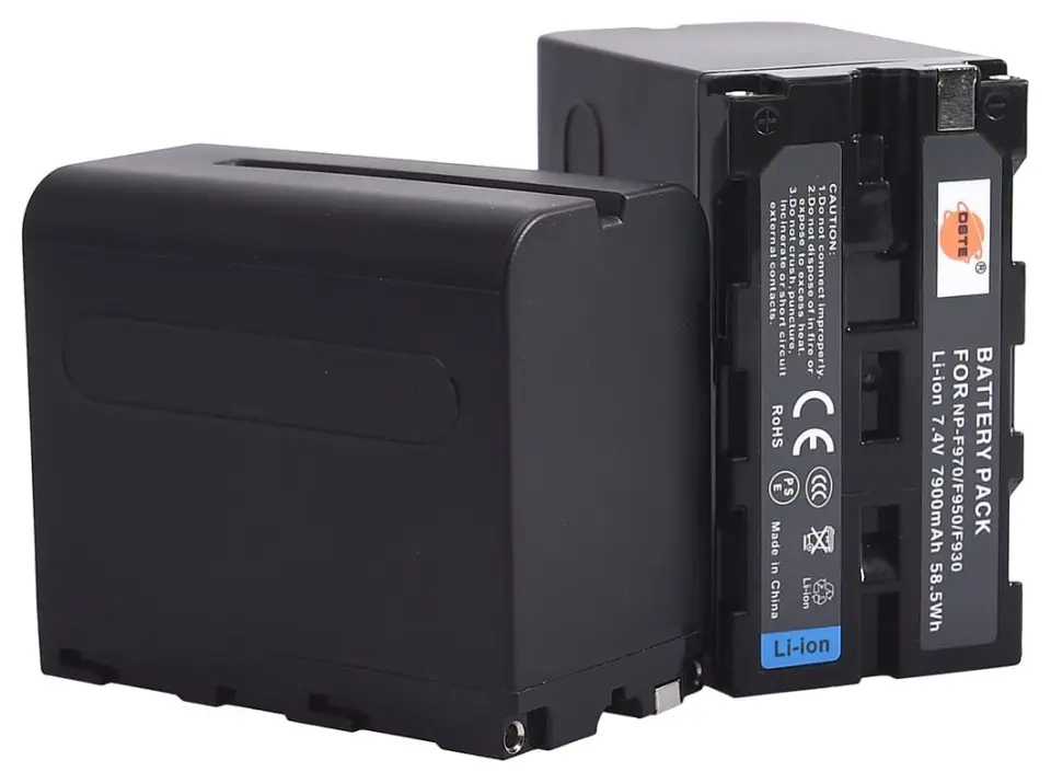 Zestaw 2x NP-F970 z podwójną ładowarką USB zdjęcie 4