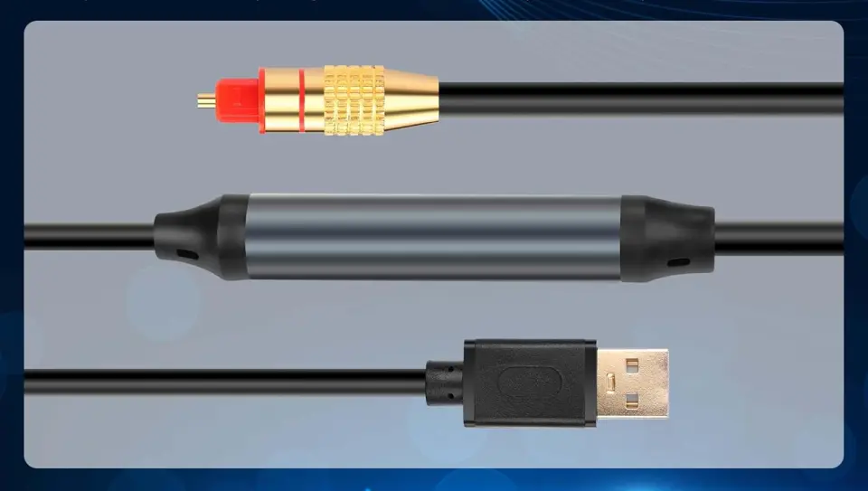 Konwerter audio USB do Optical z kablem 2m zdjęcie 4