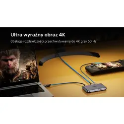 Grabber video HDMI / splitter 4K 60Hz USB-C/A