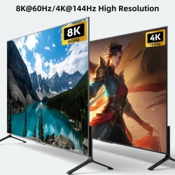 Przełącznik KVM USB 2 PC - 2 monitory HDMI+DP 8K