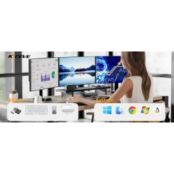 Przełącznik KVM USB 4 PC - 3 monitory HDMI+DP 8K