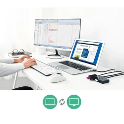 Przełącznik KVM USB 4x2 US216