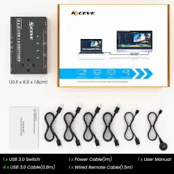 Przełącznik USB 4x4