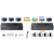 Przełącznik KVM USB 4 PC - 3 monitory HDMI+DP 8K