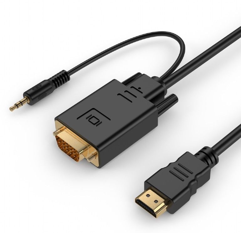 affix get annoyed Sleeping Kabel z konwerterem A-HDMI-VGA-03-6 1,8m + wyjście audio