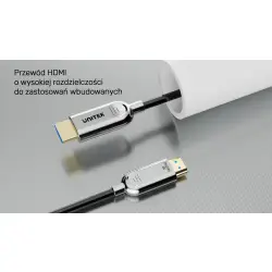 Kabel optyczny HDMI 2.0 AOC Unitek 70m