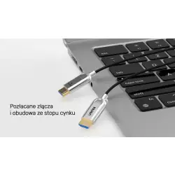 Kabel optyczny HDMI 2.0 AOC Unitek 70m