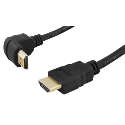 Kabel HDMI 1,5m kątowy 270
