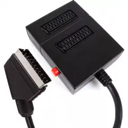 Rozgałęźnik 2*Scart z przełącznikiem