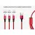 Kabel USB 3w1 - micro USB, USB-C, Lightning QC
