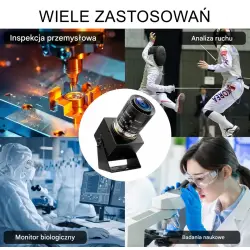 Kamera USB 12MP 120fps z zoomem optycznym 3x