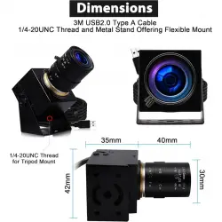 Kamera USB 8MP z zoomem optycznym 4x