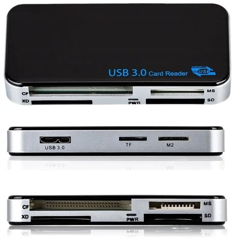 Czytnik kart pamięci USB 3.0 All In One zdjęcie 2