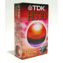 Kaseta TDK HS30 do kamery VHS-C