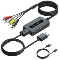 Przewód z adapterem z HDMI do SVHS i AV