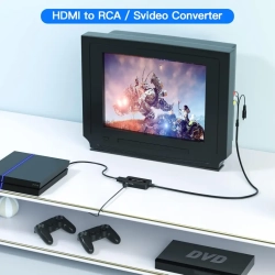 Konwerter HDMI do AV + S-Video z przewodem