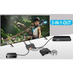 Konwerter SCART+AV+HDMI do HDMI