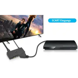 Konwerter SCART+AV+HDMI do HDMI