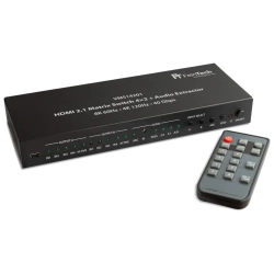 Przełącznik matrycowy HDMI 2.1 z ekstraktorem audio