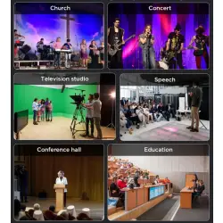 Mikser 4 kanały HDMI 4K + kontroler kamer PTZ