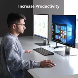 Splitter DisplayPort 1.2 na 2xHDMI MST