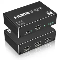 Rozgałęźnik sygnału HDMI z 1 źródła do 3 telewizorów ze wzmacniaczem