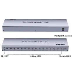 Aktywny rozdzielacz HDMI 4K 1x16 4K@30Hz
