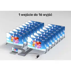 Aktywny rozdzielacz HDMI 4K 1x16 4K@30Hz