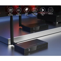 Transmiter bezprzewodowy HDMI 1x4 100m TX-RX