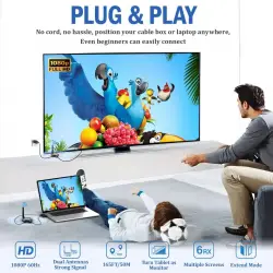 Zestaw bezprzewodowy HDMI AMB504 1TX-4RX