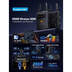 Zestaw do bezprzewodowej transmisji HDMI R5000