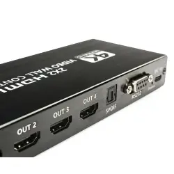 Kontroler ściany wideo 4 wyjścia 2x2 4K 30Hz