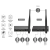 Transmiter bezprzewodowy HDMI 1x4 100m TX-RX