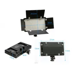 Lampa LED U600 PRO z wrotami i zasilaczem