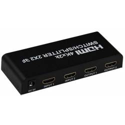 Przełącznik HDMI Matrix 4Kx2K 2x2 port