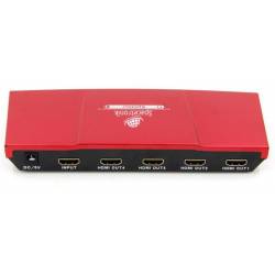 Aktywny rozdzielacz HQ HDMI 2.0 1x4