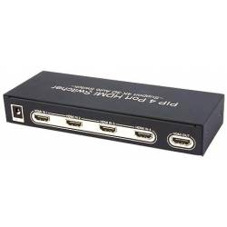 Przełącznik sygnału HDMI 4K 4x1 z PIP