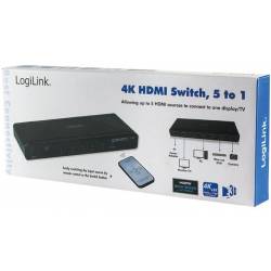 Przełącznik HDMI 4K 5-portów HD0013
