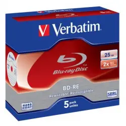 Płyty Blu-ray BD-RE Verbatim Box 5 szt.