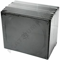 Etui na 2 DVD Compact czarne 10 szt.
