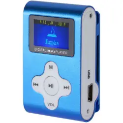 Odtwarzacz MP3 LCD niebieski KOM0743